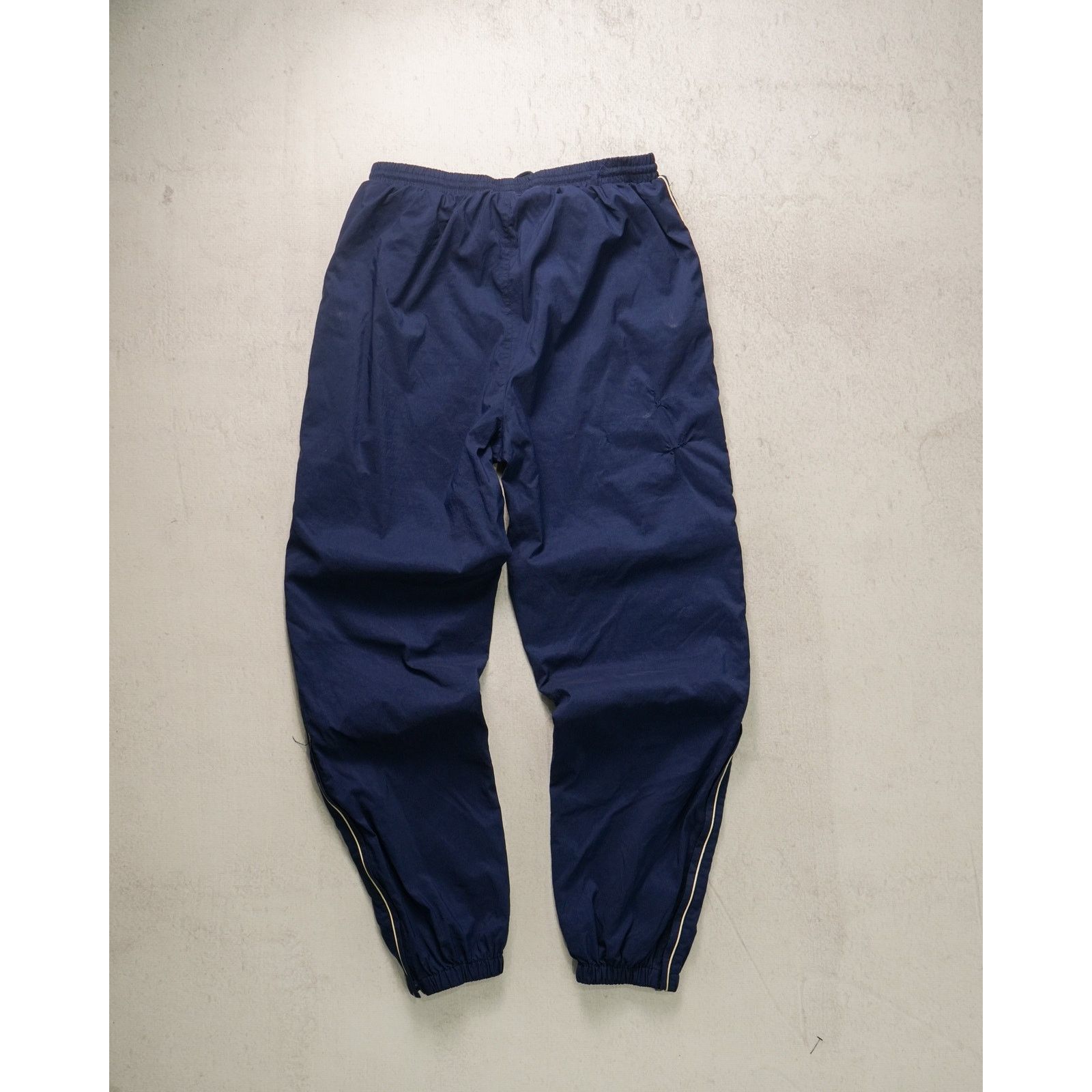 Diadora Vintage 90s Diadora Blue Cuffed Track Pants - Men's Large Size US 30 / EU 46 - 2 Thumbnail