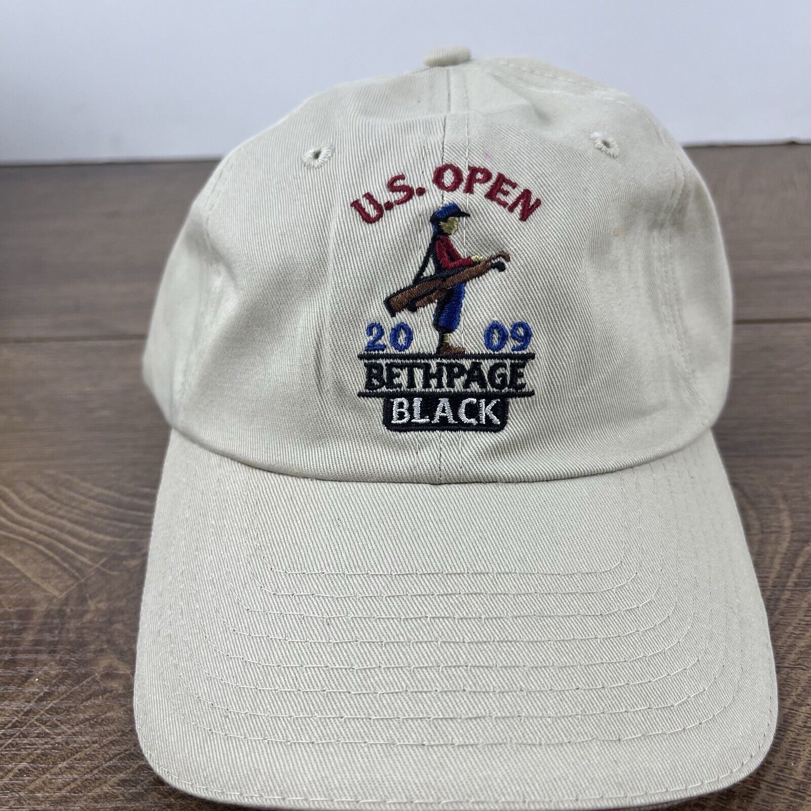 Other 2009 US Open Bethpage Black Hat Adjustable Hat Tan Brown Hat Size ONE SIZE - 5 Thumbnail