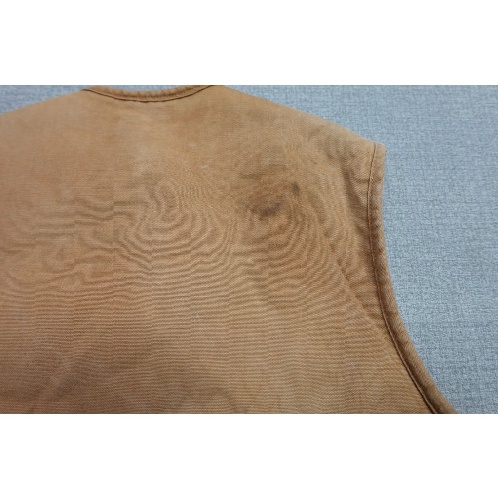 Carhartt Carhartt Vest Mens 2XL Brown Canvas Sherpa Quilted Workwear Grunge 1980s Vintage Style Size US XXL / EU 58 / 5 - 5 Thumbnail