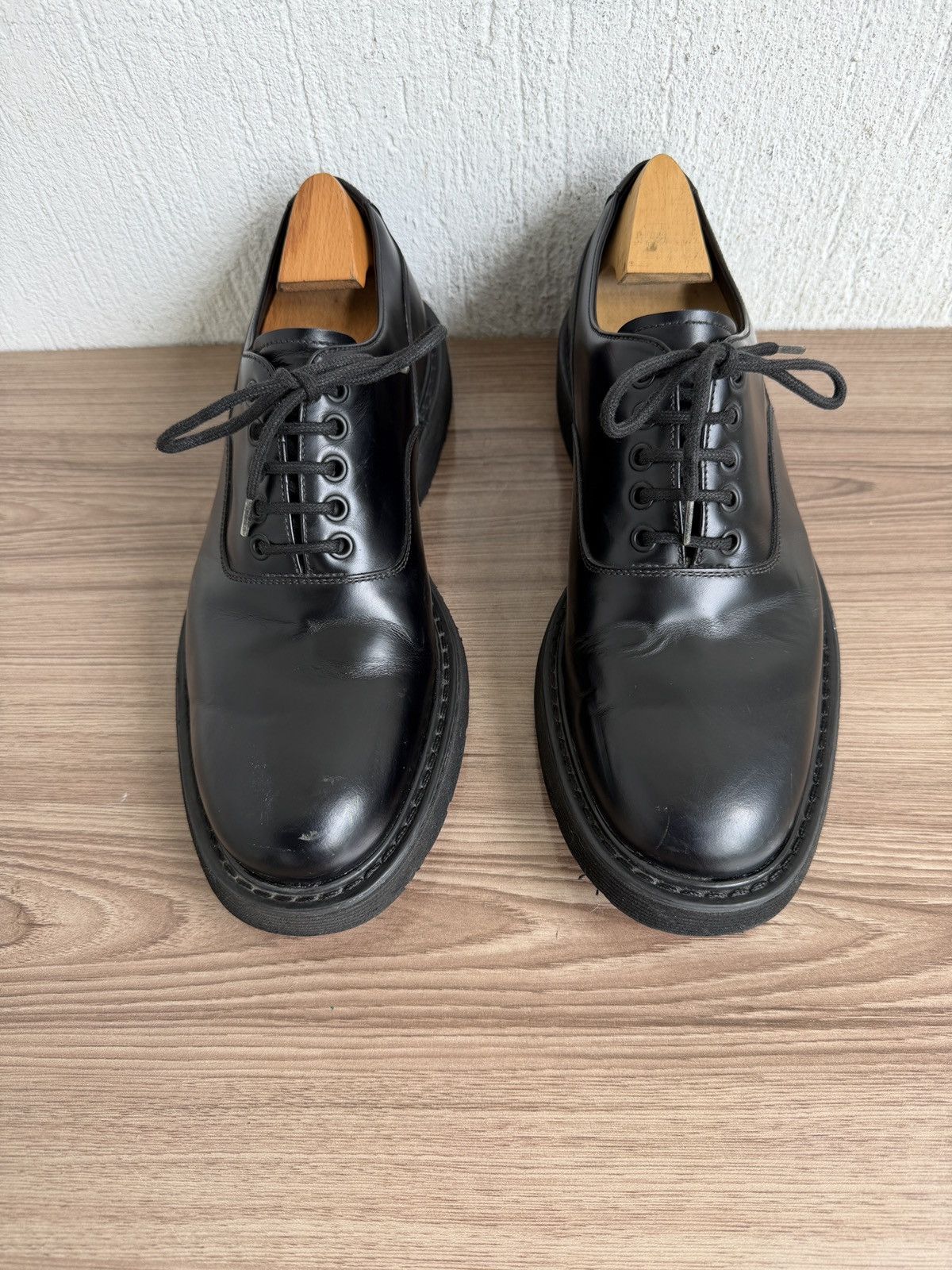Prada Brushed leather derby Size US 10 / EU 43 - 5 Thumbnail