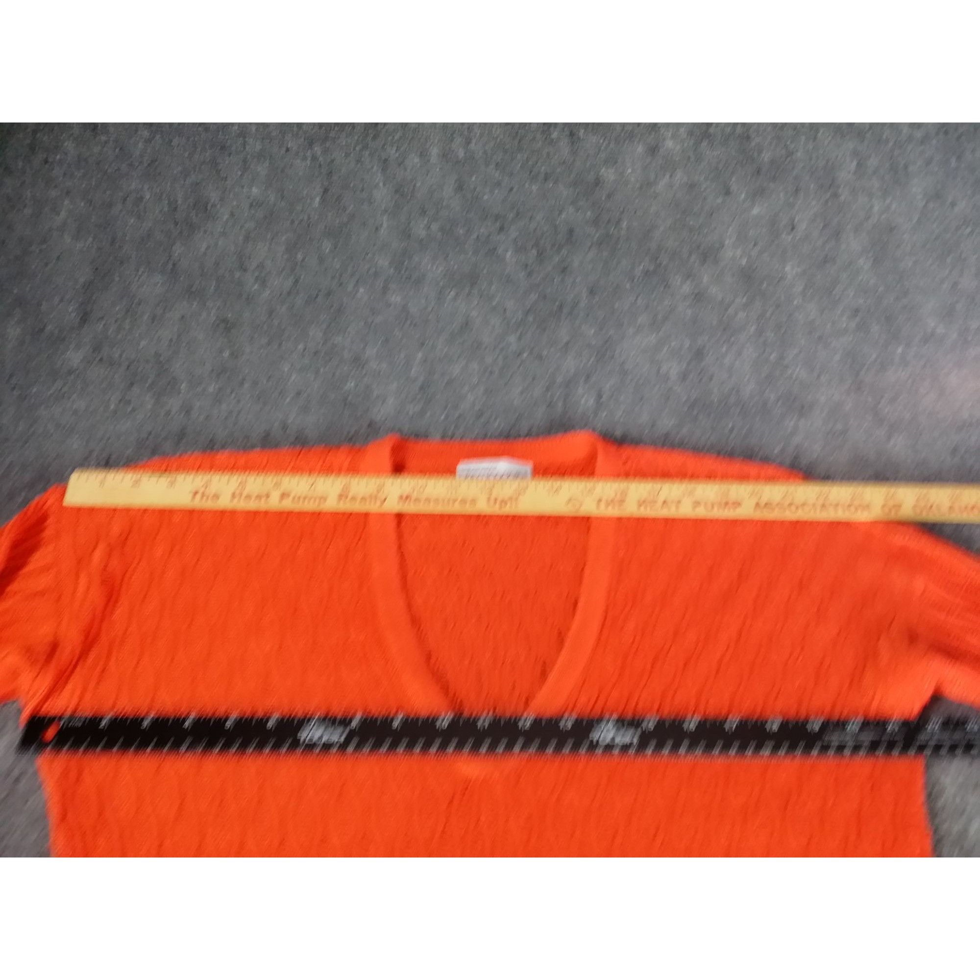 Bloomingdale's Bloomingdales V Neck Cable Knit Sweater Women Sz M Orange Si Size M / US 6-8 / IT 42-44 - 4 Thumbnail