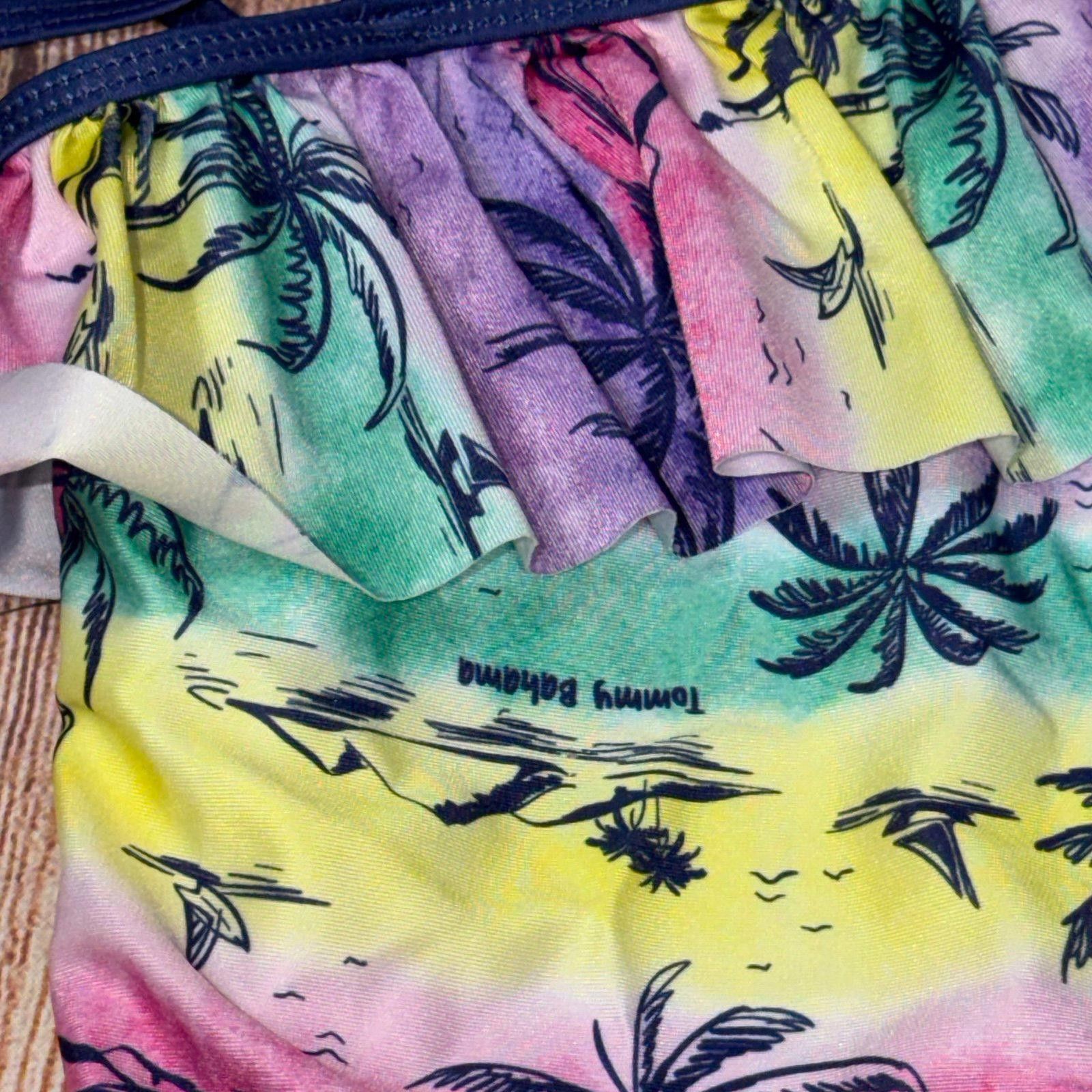 Tommy Bahama Tommy Bahama Girls' Tropical One-Shoulder Swimsuit Size 5/6 Size ONE SIZE - 3 Thumbnail