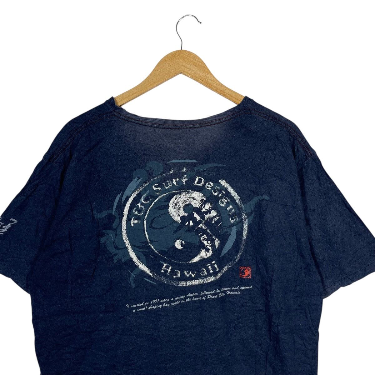 Vintage Vintage T&C Surf Designs Hawaii Graphic T-Shirt Navy Skate Size US XL / EU 56 / 4 - 6 Thumbnail