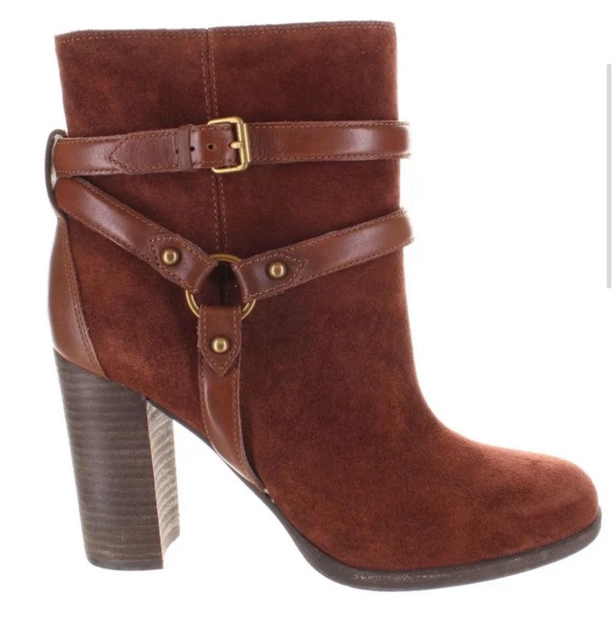 Ugg NWT UGG Dandridge brown genuine suede leather boots Size US 9.5 / IT 39.5 - 4 Thumbnail
