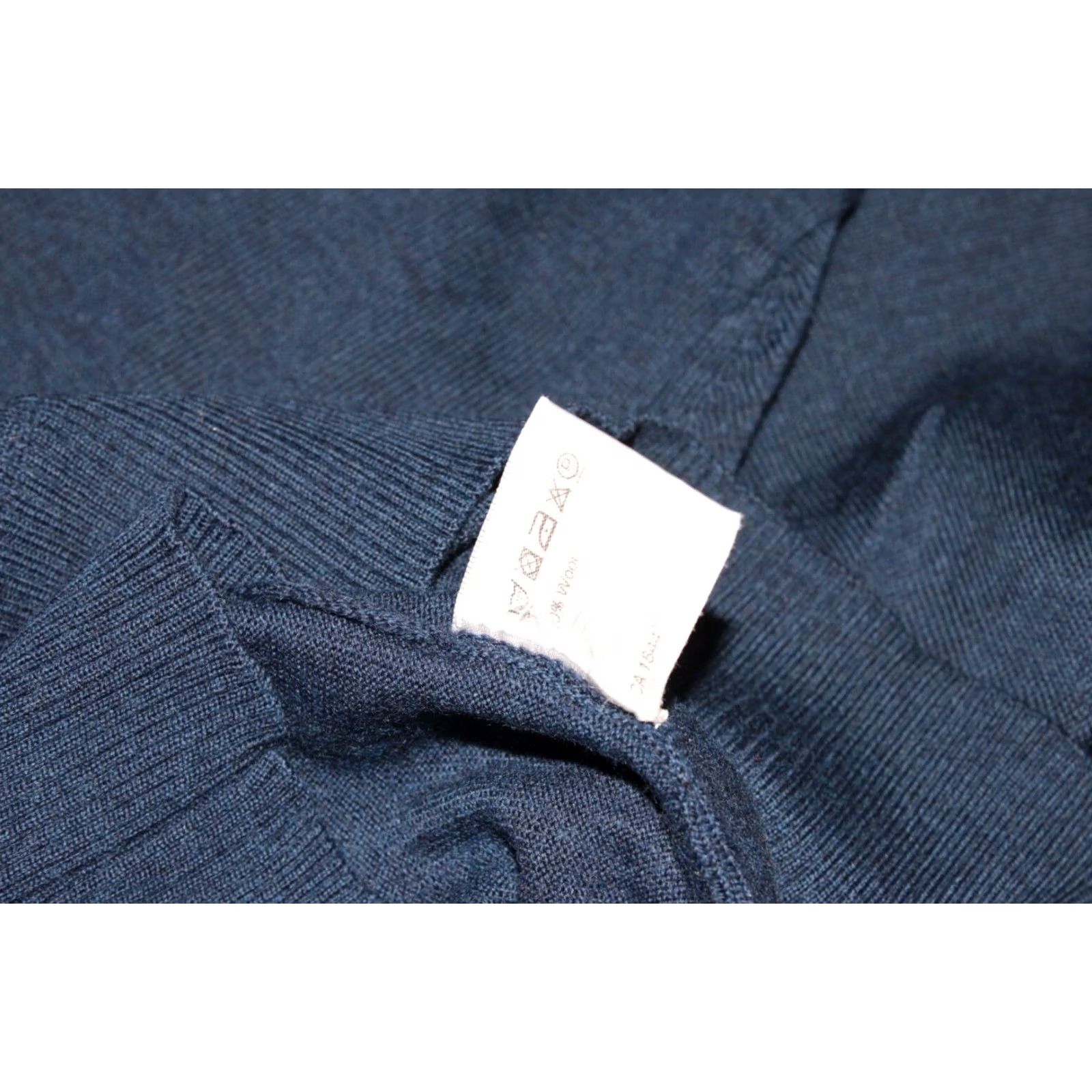 Vintage Stenstroms mens blue jumper pullover Size S 100% wool Size US S / EU 44-46 / 1 - 7 Thumbnail