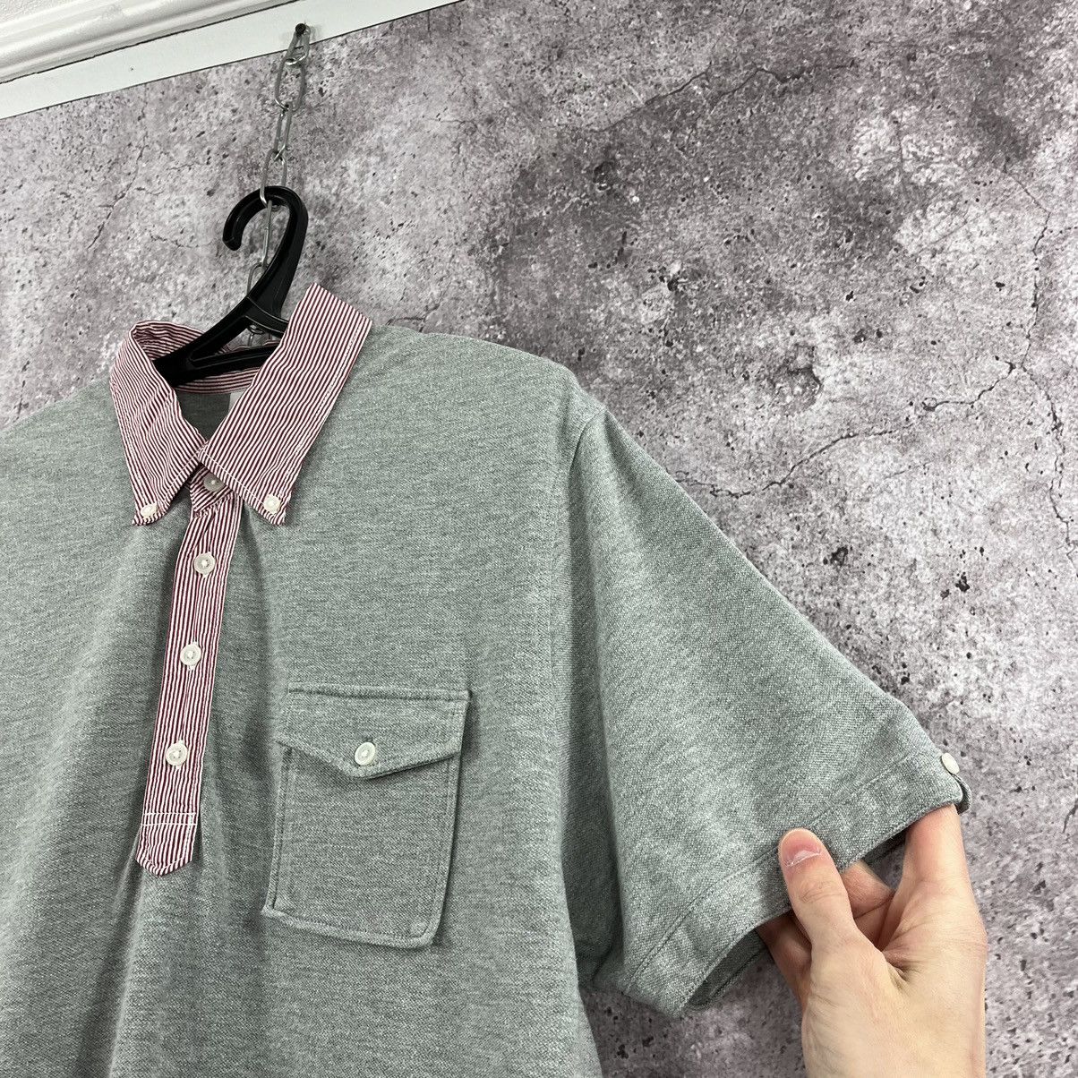 Michael Bastian Michael Bastian & Uniqlo Polo Tee Grey Street Style Size XL Size US XL / EU 56 / 4 - 5 Thumbnail