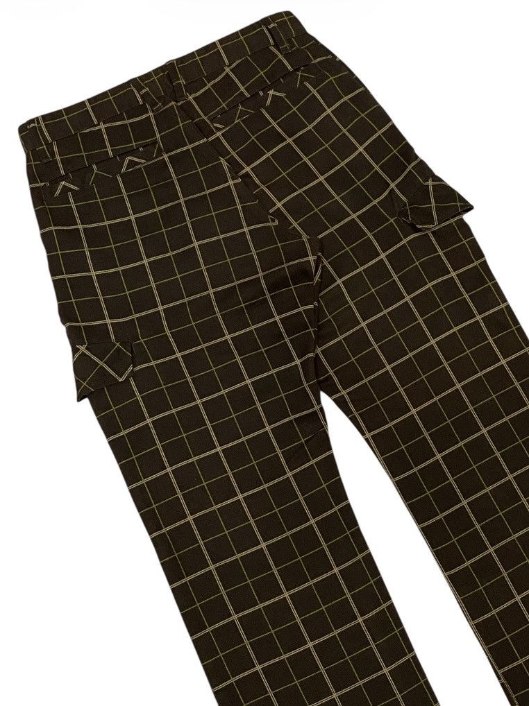 Japanese Brand PPFM Side Pocket Plaid Cargo Trousers Size 28" / US 6 / IT 42 - 5 Thumbnail