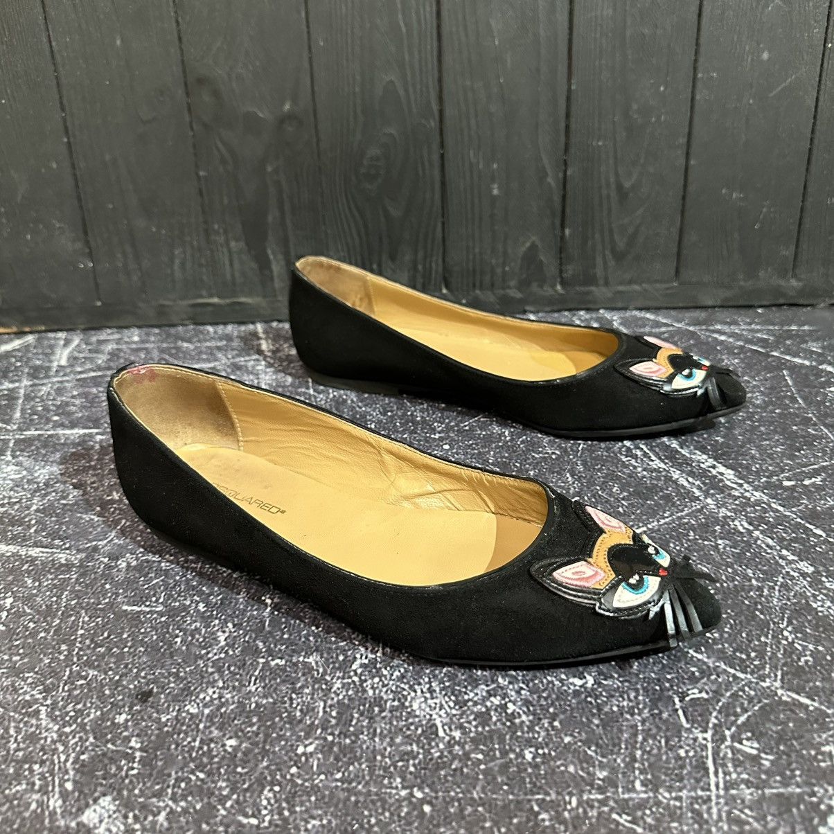 Dsquared2 DSQUARED2 - Women’s Suede Ballet Flats Size 38 Size US 8 / IT 38 - 5 Thumbnail