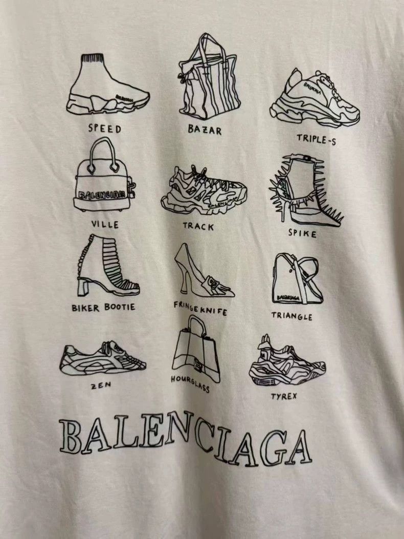 Balenciaga Balenciaga Sneaker and Bag Logo Full Print Alphabet Logo S Size US XS / EU 42 / 0 - 3 Thumbnail