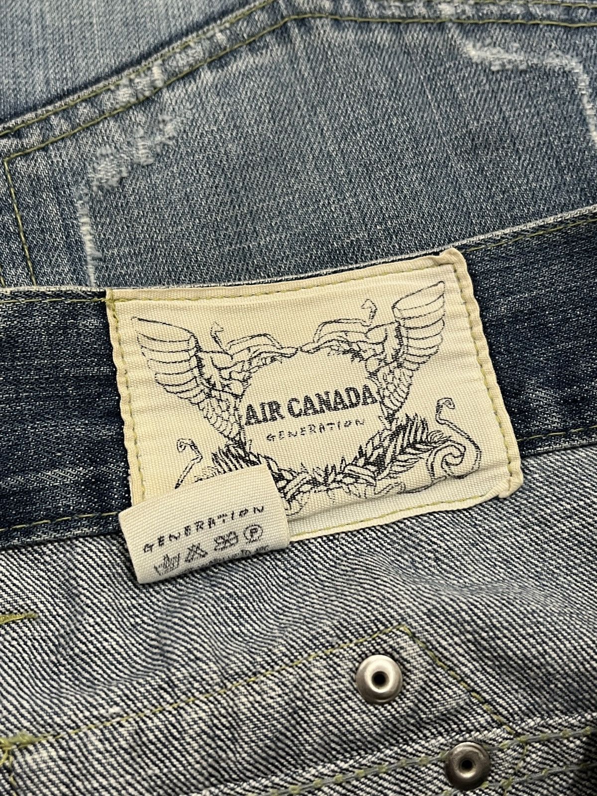 Vintage Air Canada “ Buckle Back “ Bootcut Jeans Size US 32 / EU 48 - 6 Thumbnail