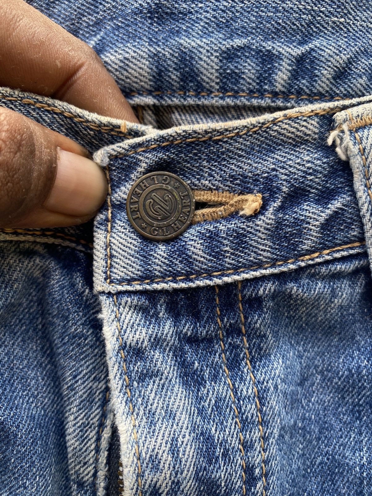 Hysteric Glamour × If Six Was Nine × Vintage Vintage GL HEARTS denim pants (sku 4) Size US 32 / EU 48 - 5 Thumbnail