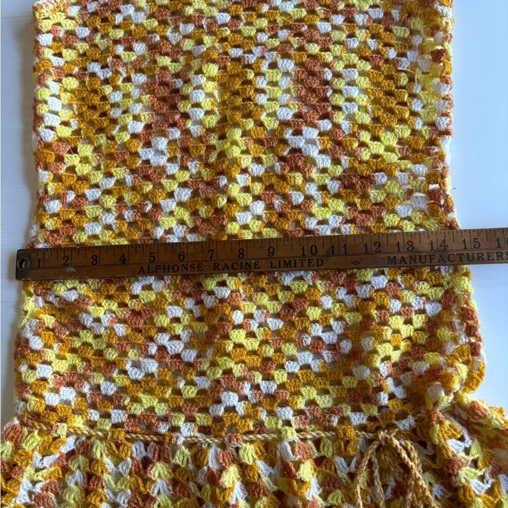 Designer Vintage Crochet Dress Size XS / US 0-2 / IT 36-38 - 4 Thumbnail
