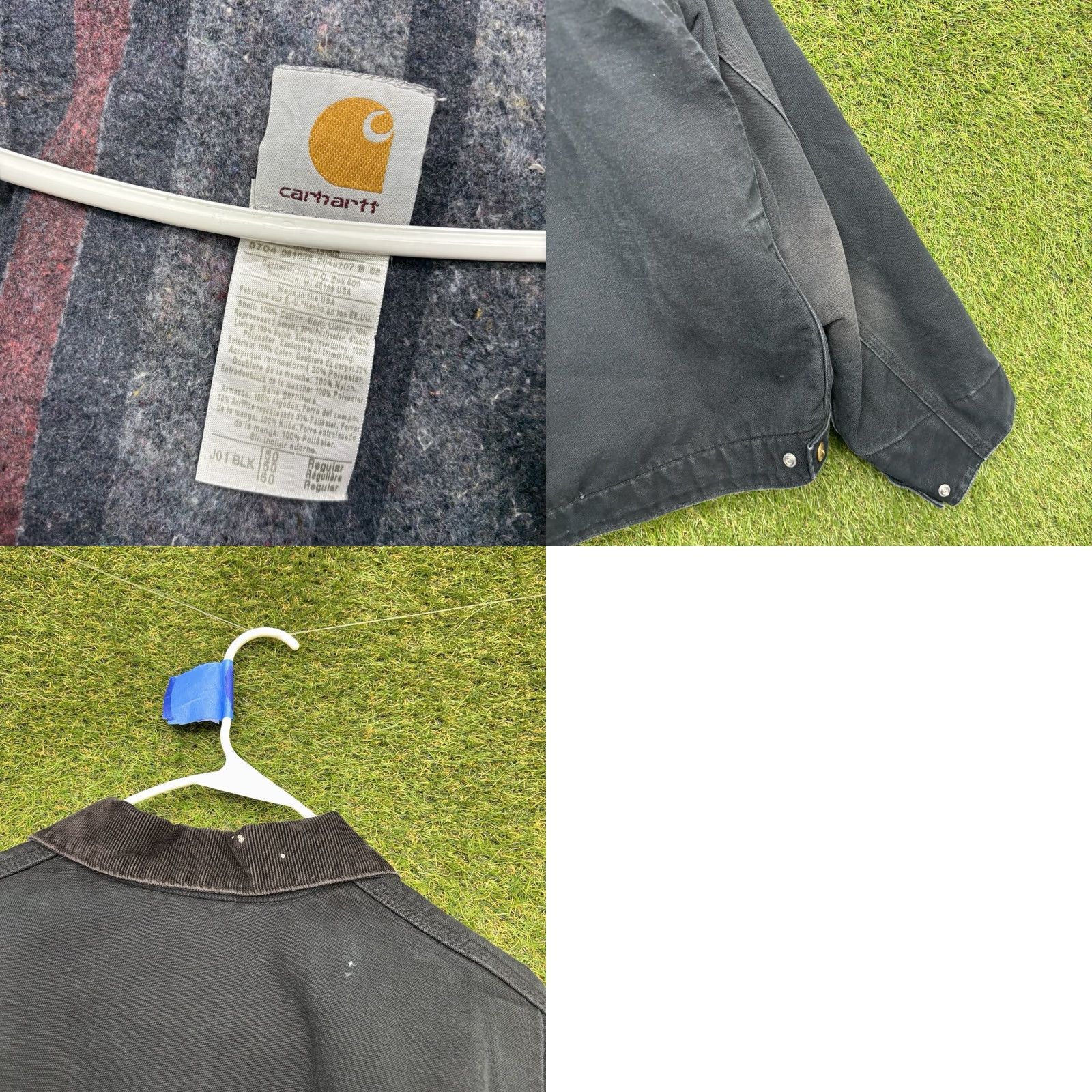 Carhartt VINTAGE Carhartt Detroit Jacket Mens 50 J01 Blanket Lining Made In USA Workwear Jacket Size US M / EU 48-50 / 2 - 9 Thumbnail