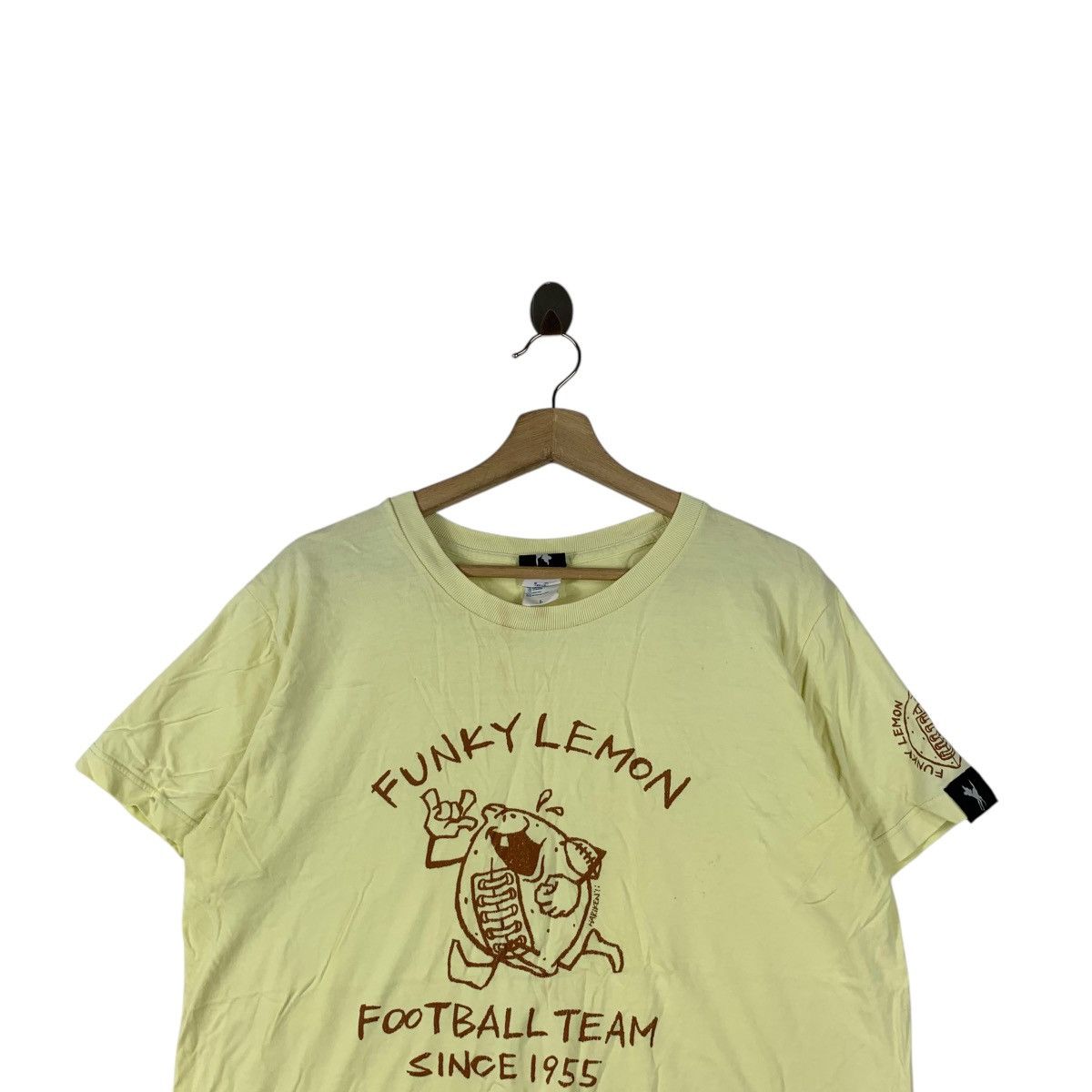 Vintage FUNKY LEMON FOOTBAL TEAM Rugby Amekaji Tee Shirt Top Size US L / EU 52-54 / 3 - 2 Thumbnail