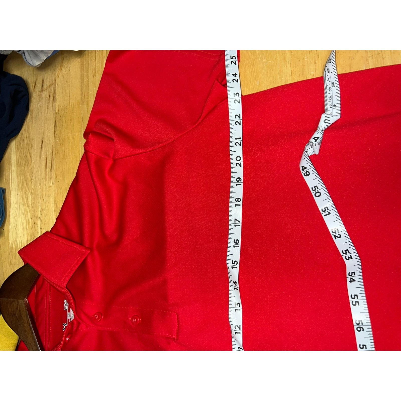 Under Armour Under Armour Polo Shirt Heat Gear Golf Golfing Red Tee Large Size US L / EU 52-54 / 3 - 9 Thumbnail