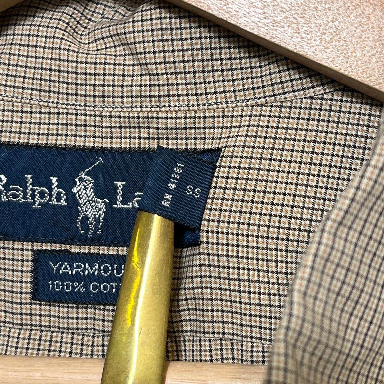 Polo Ralph Lauren × Vintage Vintage 90s Polo Ralph Lauren Grid Yarmouth Button Shirt XL Size US XL / EU 56 / 4 - 8 Thumbnail