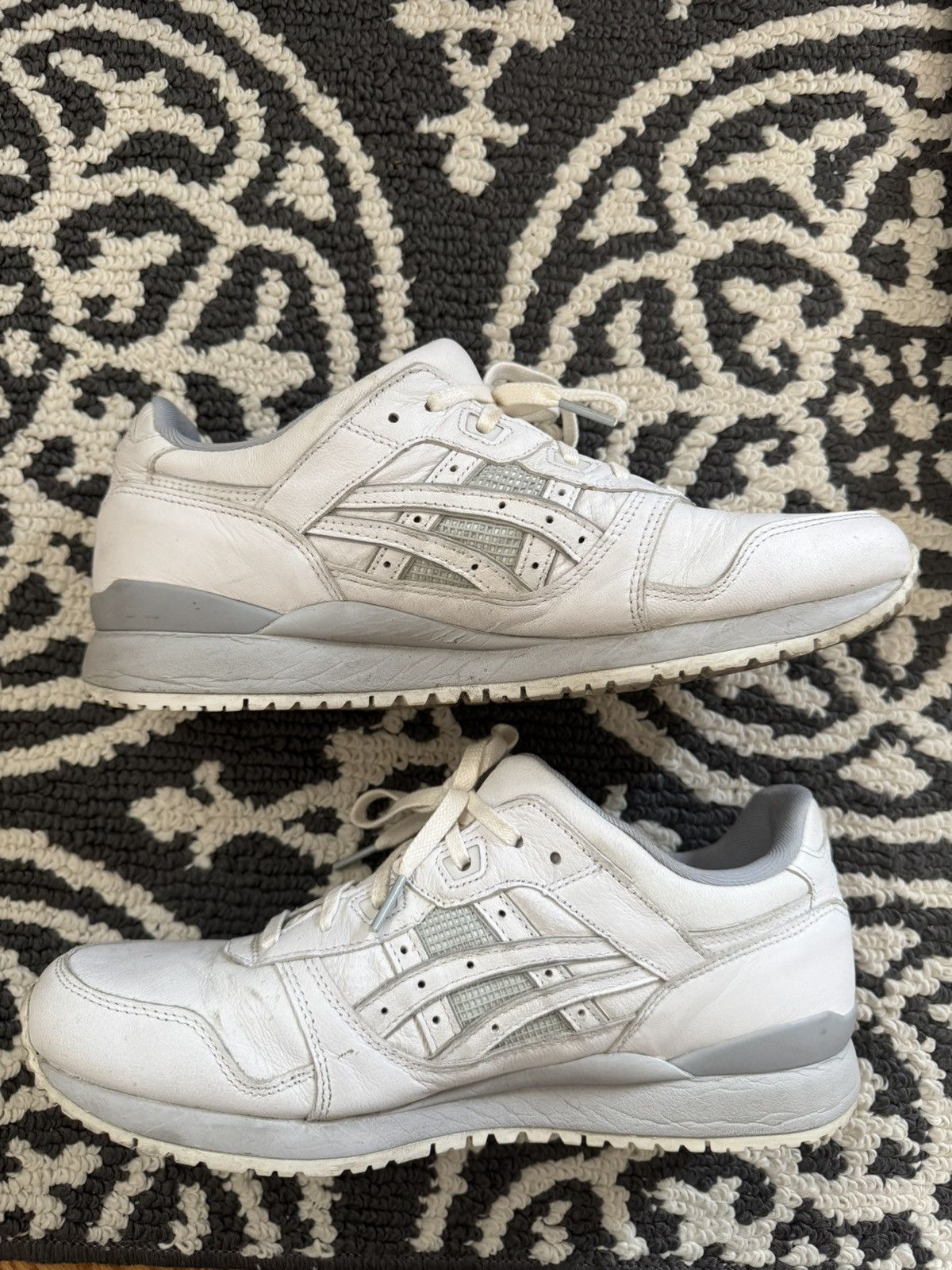 Asics ASIC Gel Lyte 3 White Grey Beige Size US 10 / EU 43 - 2 Thumbnail