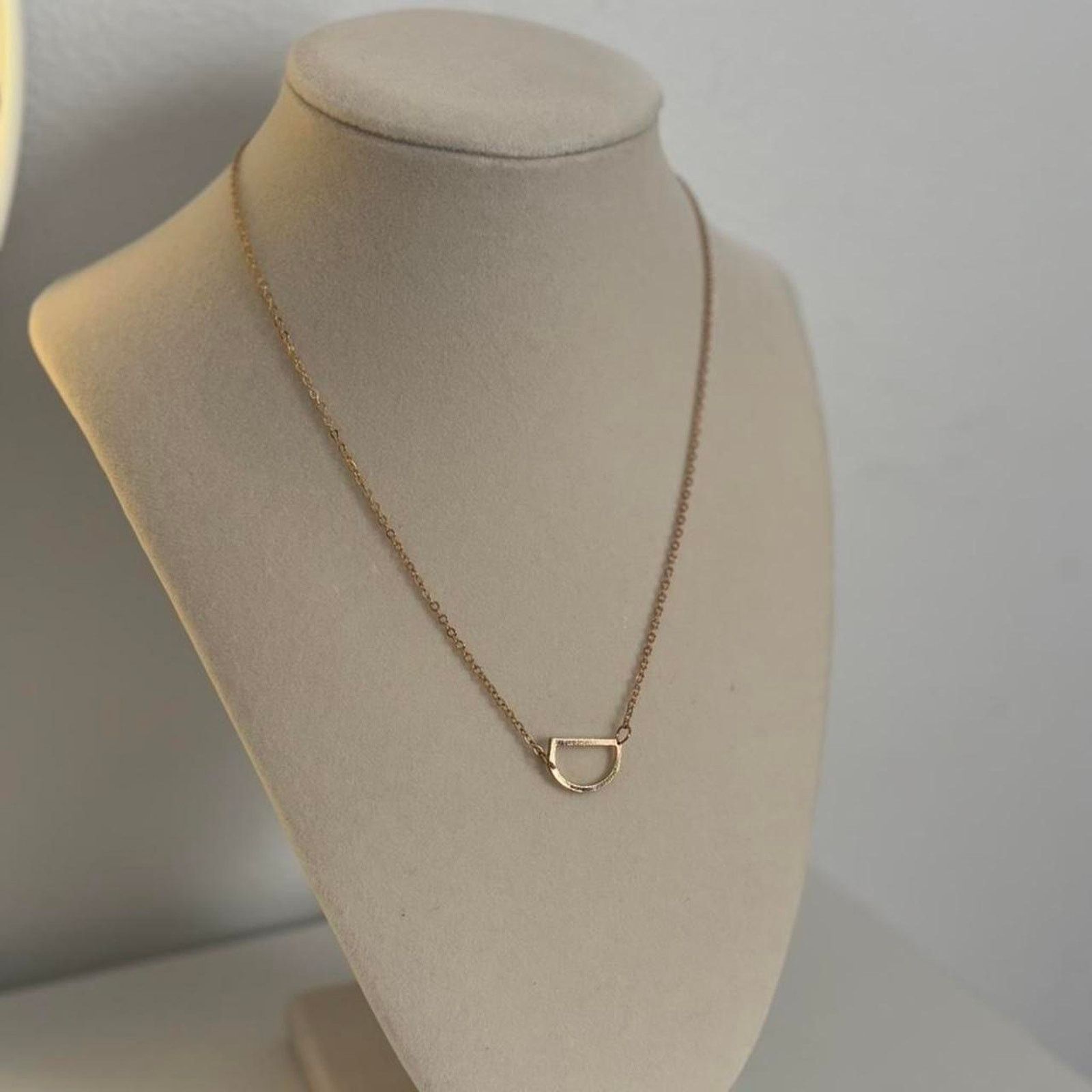 Other Gold Necklace with Small Charm Stainless Steel Size ONE SIZE - 2 Thumbnail