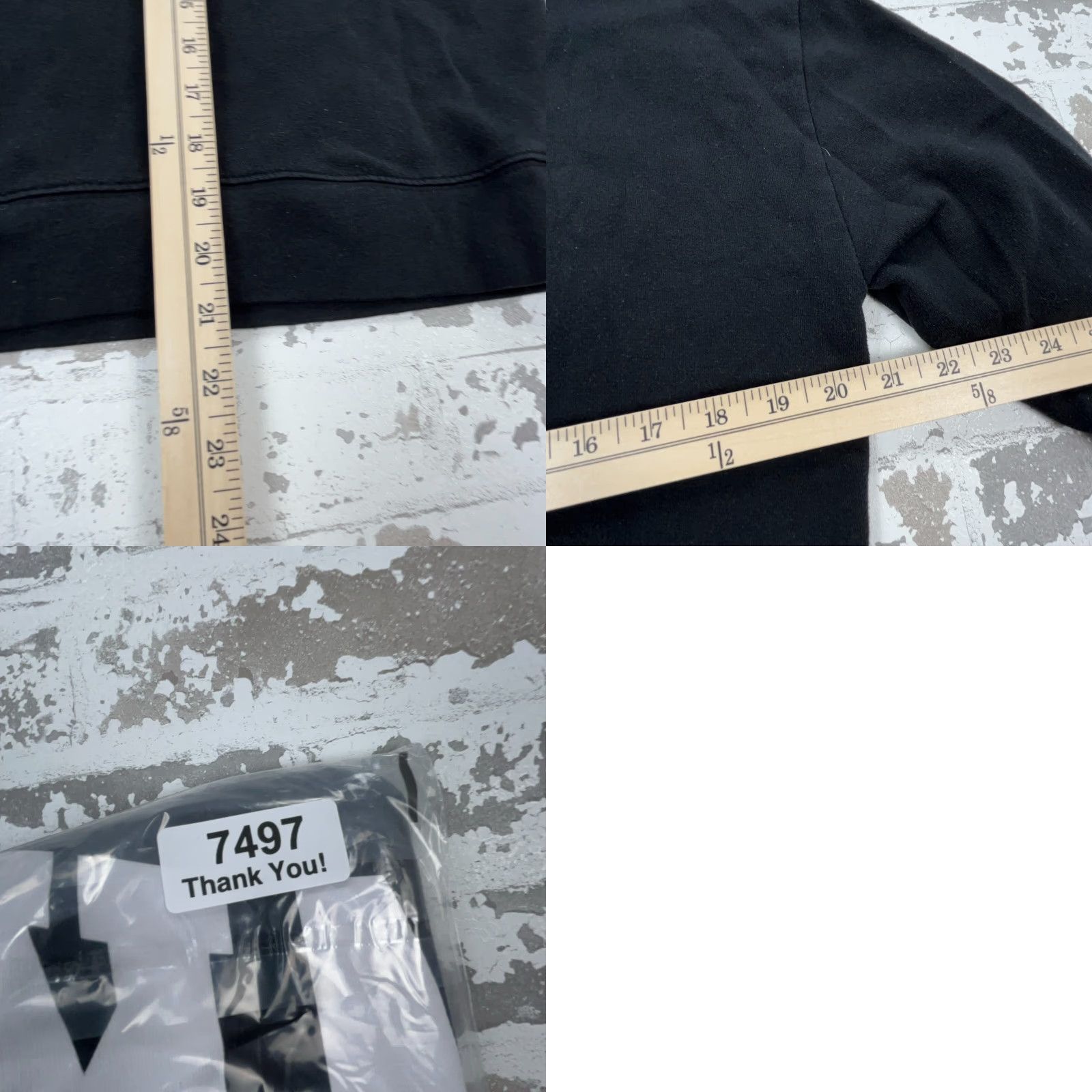 Victoria's Secret Victoria Secret Pink Sweatshirt Women Small Black White Logo Turtle Neck Sweater Size S / US 4 / IT 40 - 8 Thumbnail