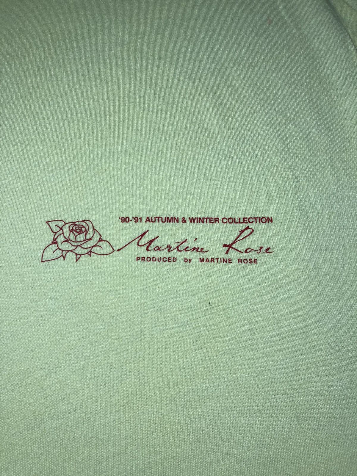 Martine Rose AW17 Martine Rose Floral 90-91 Collection Tee Medium 2017 90 Size US M / EU 48-50 / 2 - 3 Thumbnail
