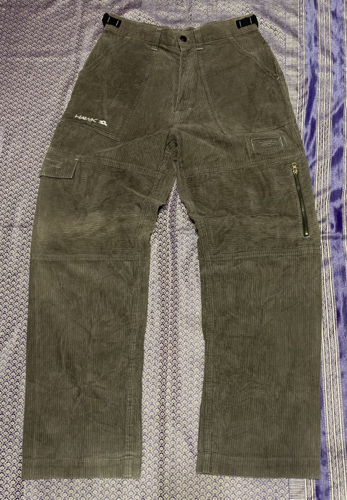 Tony Hawk Tony Hawk Corduroy Cargo Pants Skate Apparel Size US 31 - 1 Thumbnail
