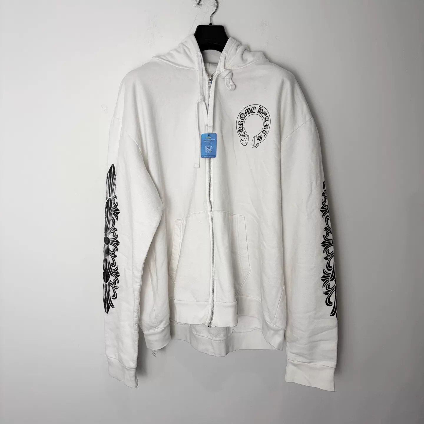 Chrome Hearts Chrome Hearts White Hidden Horse Shoe Hoodie Size US XL / EU 56 / 4 - 1 Thumbnail