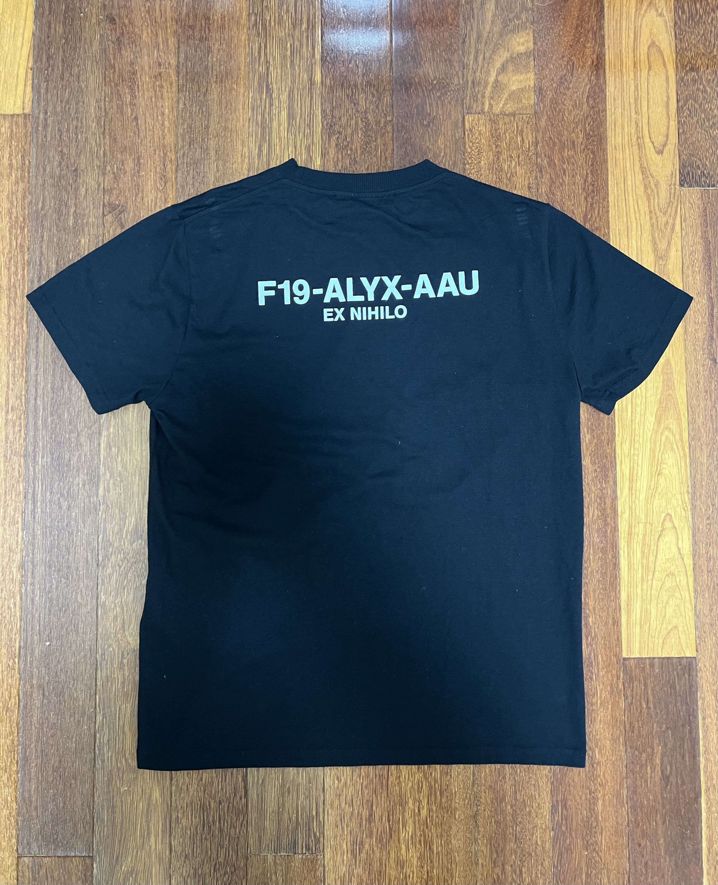 1017 ALYX 9SM × Alyx 💚 FW19 Alyx Ex Nihilo Collection Logo Black Tee Large Size US L / EU 52-54 / 3 - 1 Thumbnail