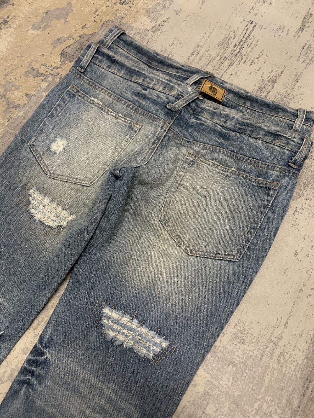 Japanese Brand Zerosail Japanese Brand Double Waist Punk Denim Size US 32 / EU 48 - 8 Thumbnail