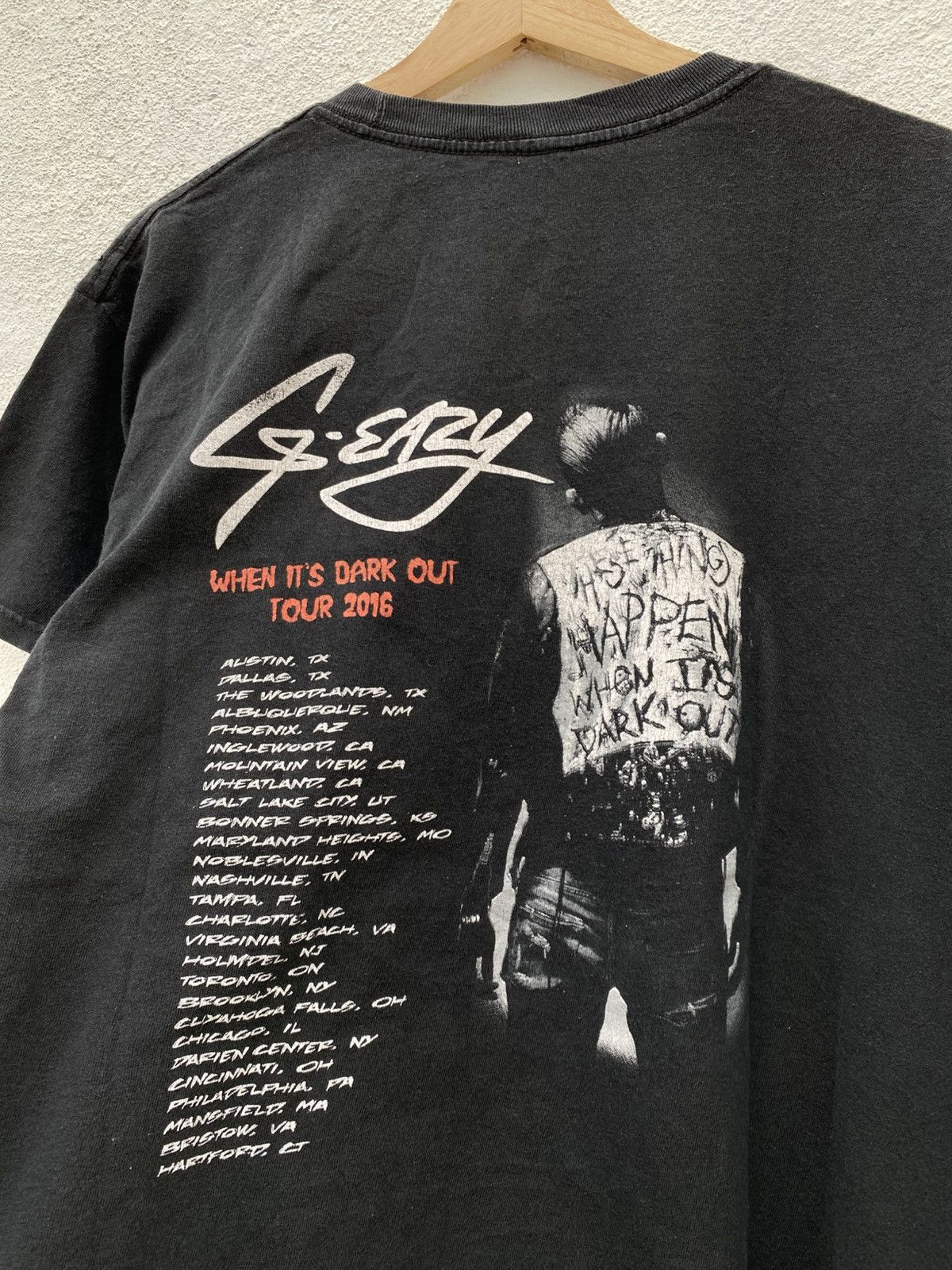 Band Tees × G-Eazy × Rap Tees G Eazy When It’s Dari Out 2016 Tour Size US M / EU 48-50 / 2 - 6 Thumbnail