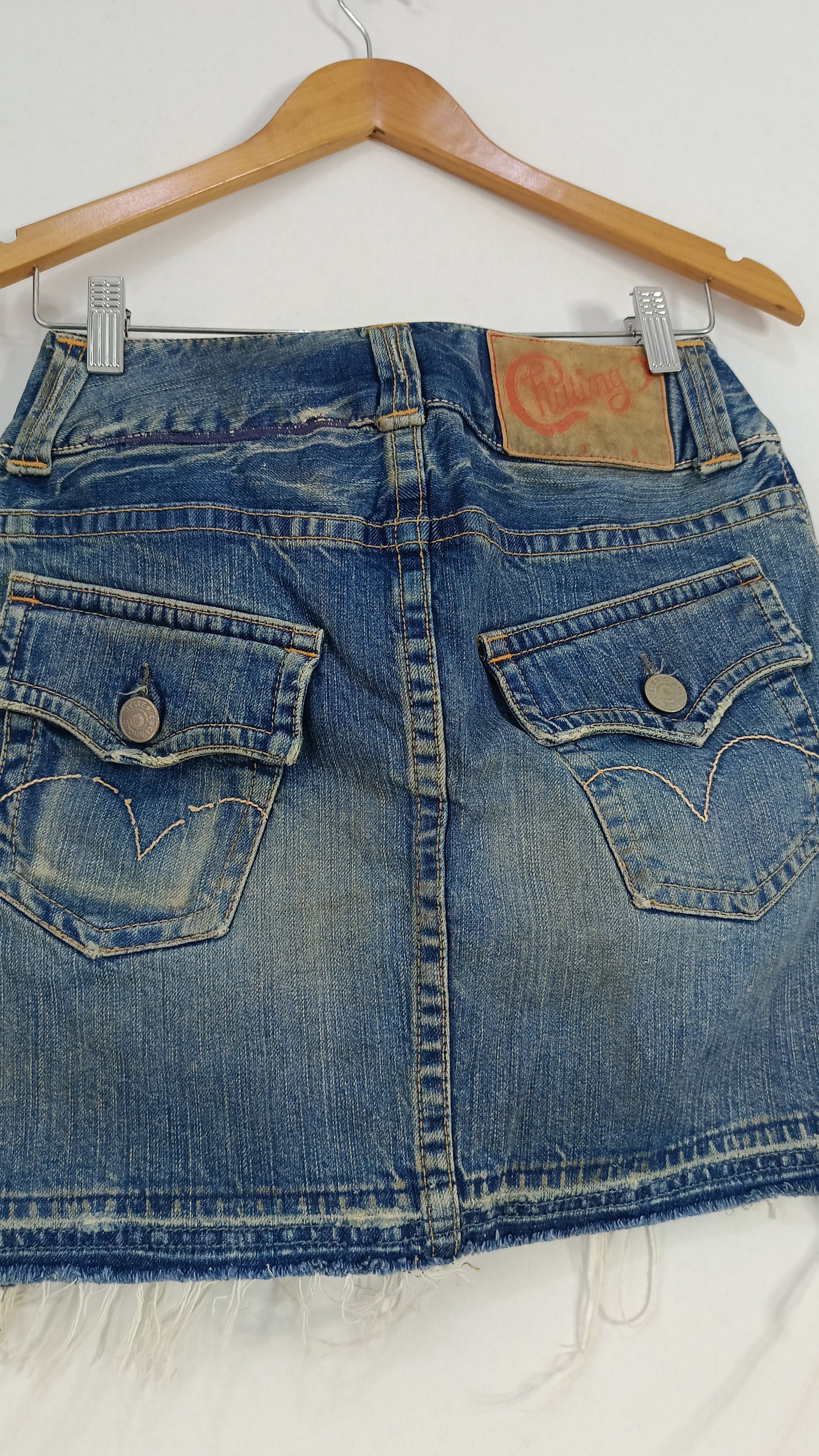 Hysteric Glamour Hysteric Glamour Japan denim patched short skirt small VTG Size 27" / US 4 / IT 40 - 9 Thumbnail
