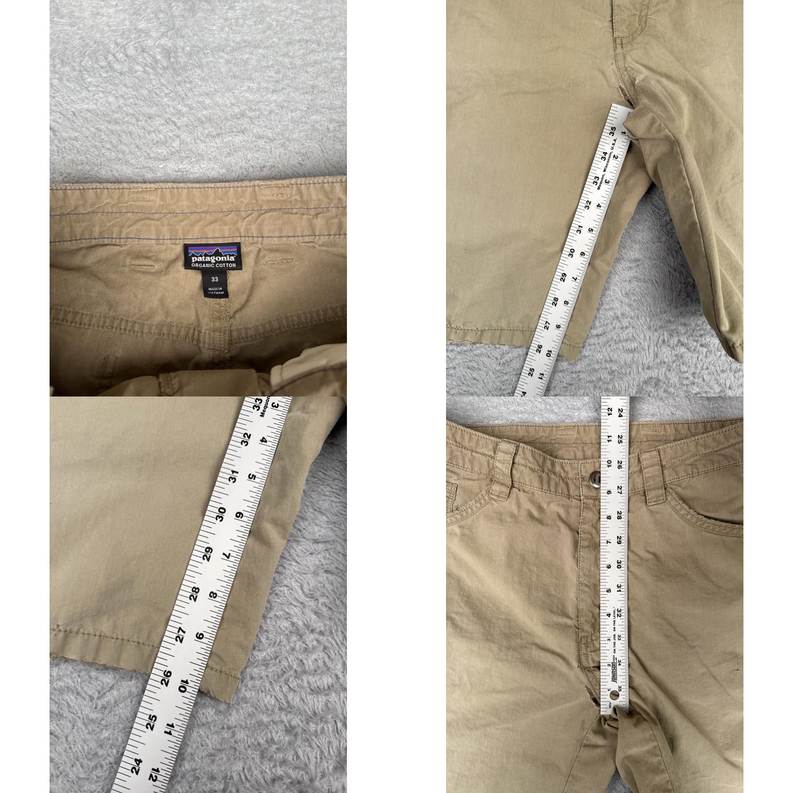 Patagonia Patagonia Shorts Mens 33 Beige Chino Shorts Casual Outdoor Pockets N/A Size US 33 - 8 Thumbnail