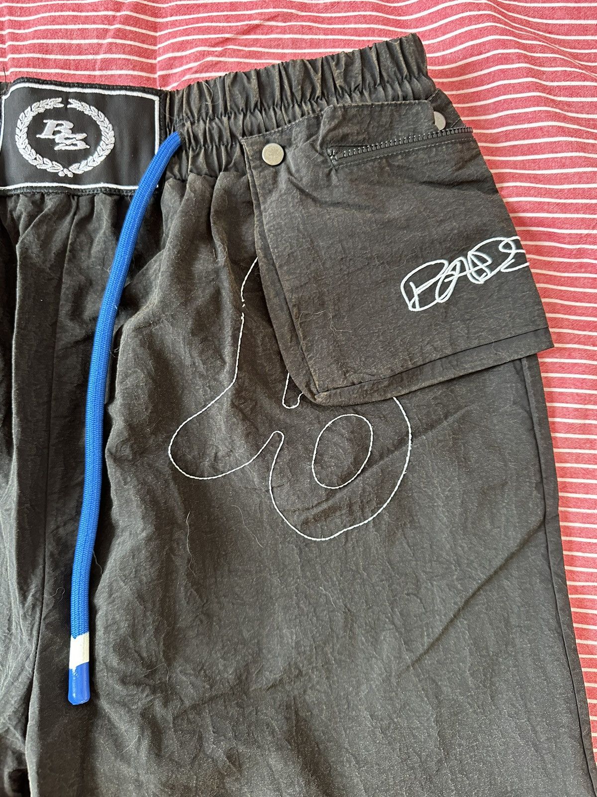Bad Son Badson Gunmetal Nylon Pants Size US 30 / EU 46 - 2 Thumbnail