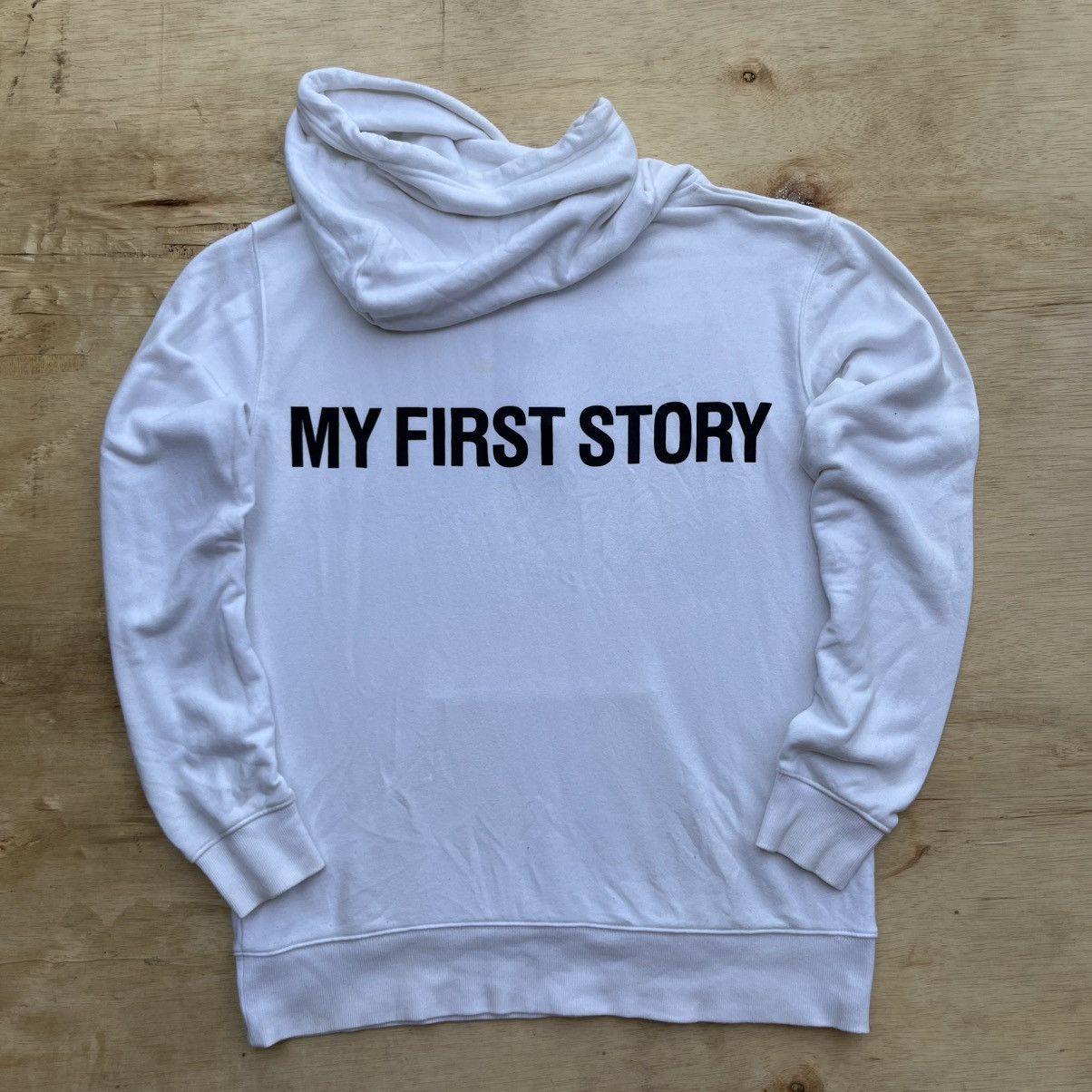 Japanese Brand MY FIRST STORY FULLOVER HOODIE Size US L / EU 52-54 / 3 - 7 Thumbnail