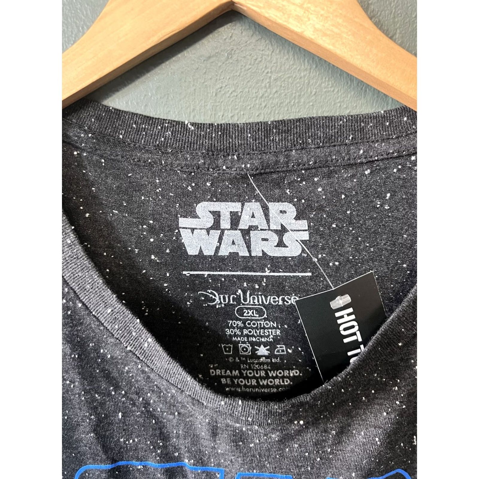 Star Wars Star Wars Our Universe T-shirt Size 2XL Black Mens Graphic Short Sleeve Size US XXL / EU 58 / 5 - 3 Thumbnail