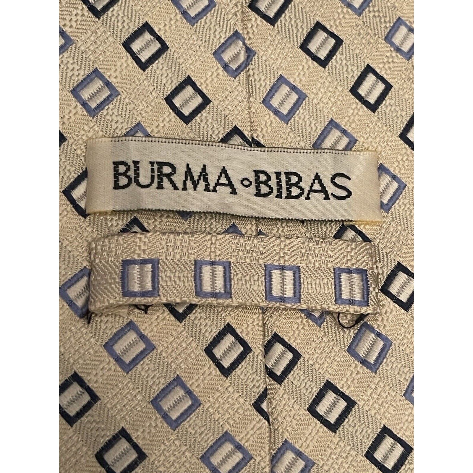 Burma Bibas Burma Bibas 100% Silk Men’s Neck Tie Made In China Size ONE SIZE - 8 Thumbnail
