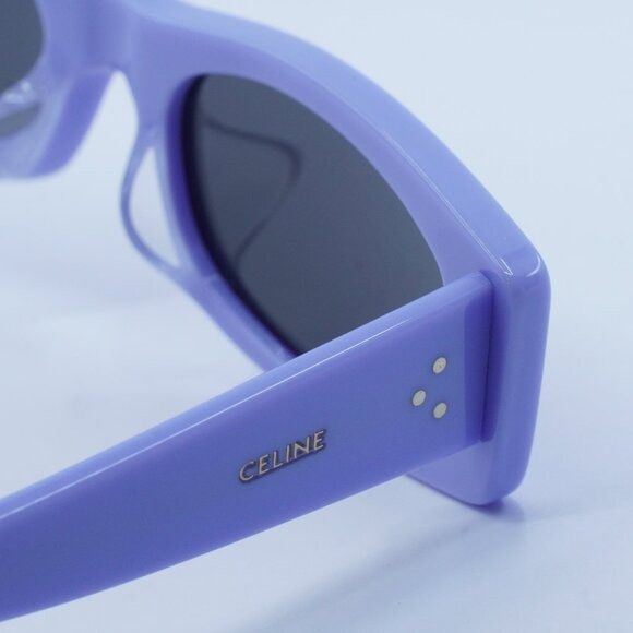 Celine NEW CELINE CL40245U 78A SHINY LILAC / GREY SUNGLASSES Size ONE SIZE - 5 Thumbnail