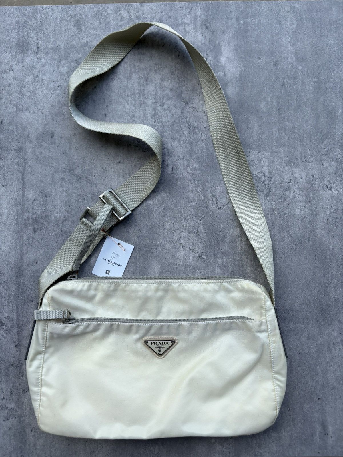 Prada Prada Shouldher bag Nylon Cream Size ONE SIZE - 1 Thumbnail