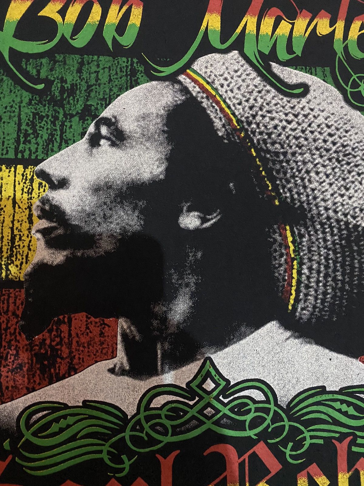 Bob Marley × Rap Tees × Vintage 🔥RARE🔥 Vintage boot Bob Marley Reggae Soul Rebel tee Size US L / EU 52-54 / 3 - 4 Thumbnail