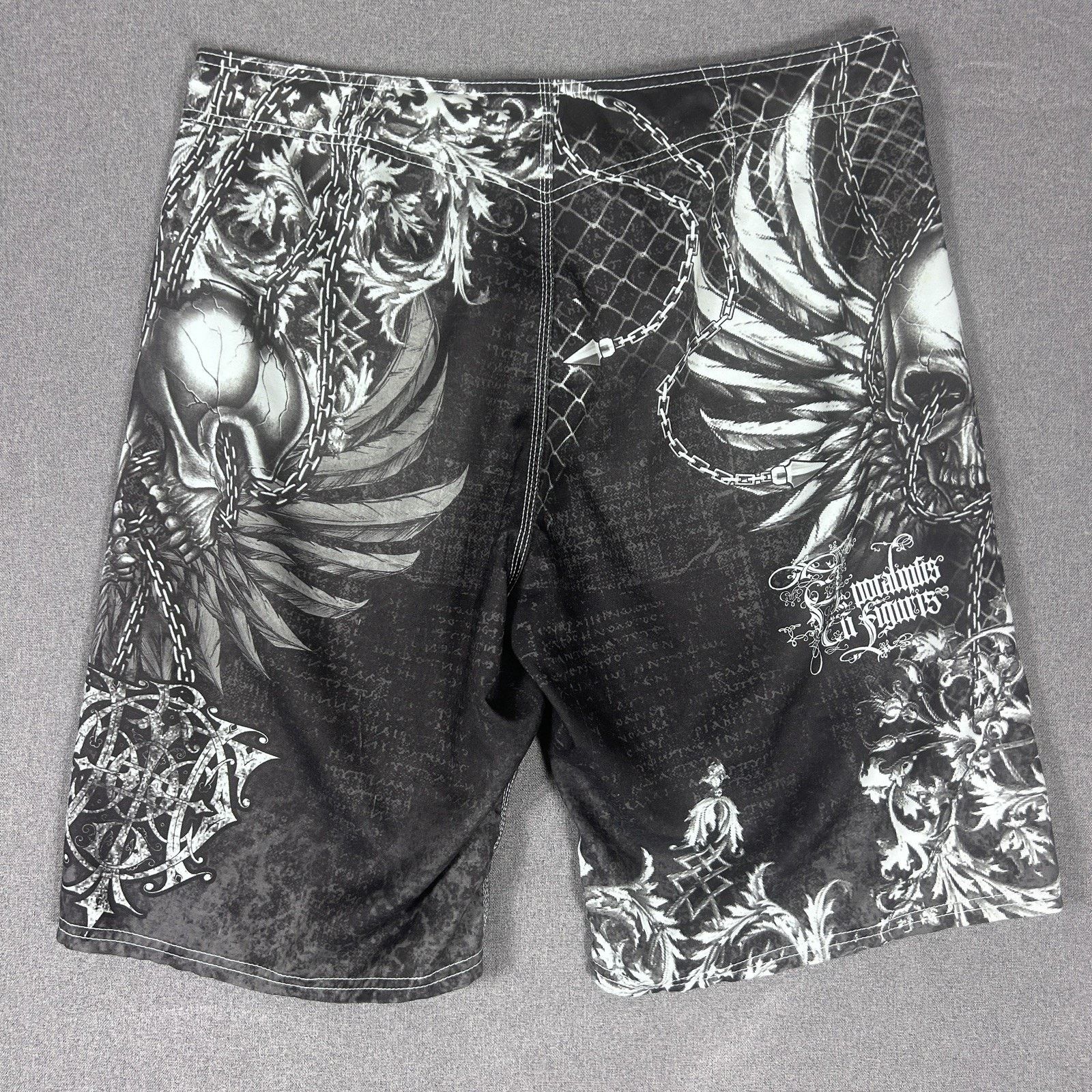 Other MMA Elite Fight Shorts Skull Training Gear Men’s Large Black Size US 38 / EU 54 - 4 Thumbnail