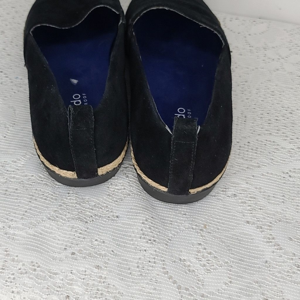 Blondo Blondo leather black waterproof slip on boat shoes size 9.5 Size US 9.5 / IT 39.5 - 5 Thumbnail