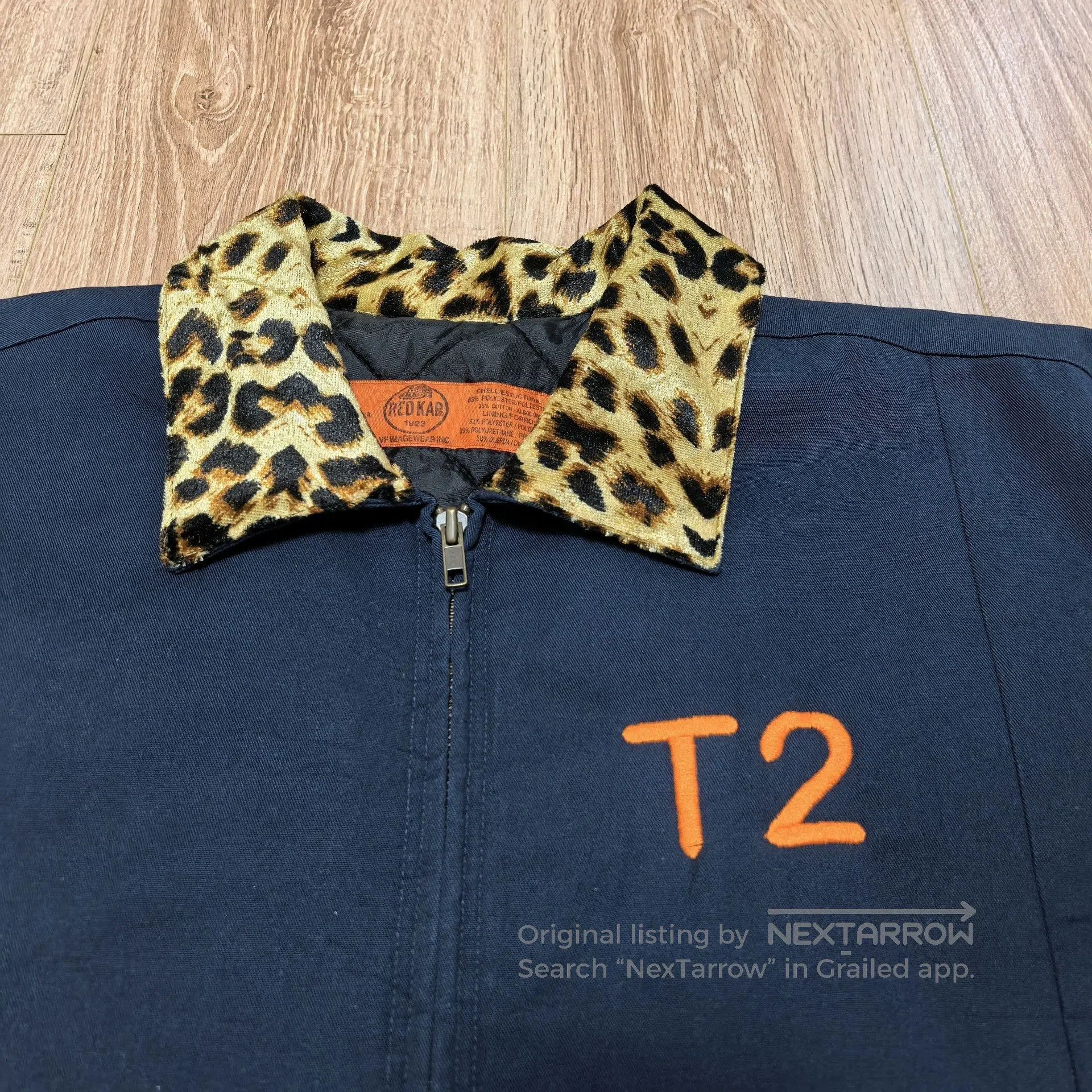 Red Kap 90s REDKAP Leopard Workwear Jacket. Size US L / EU 52-54 / 3 - 3 Thumbnail