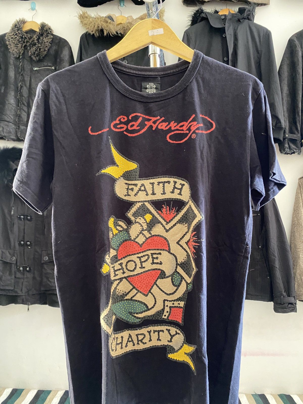 Ed Hardy × Glo Gang × Unknown London Ed Hardy X Red Papper Tee Size US M / EU 48-50 / 2 - 5 Thumbnail