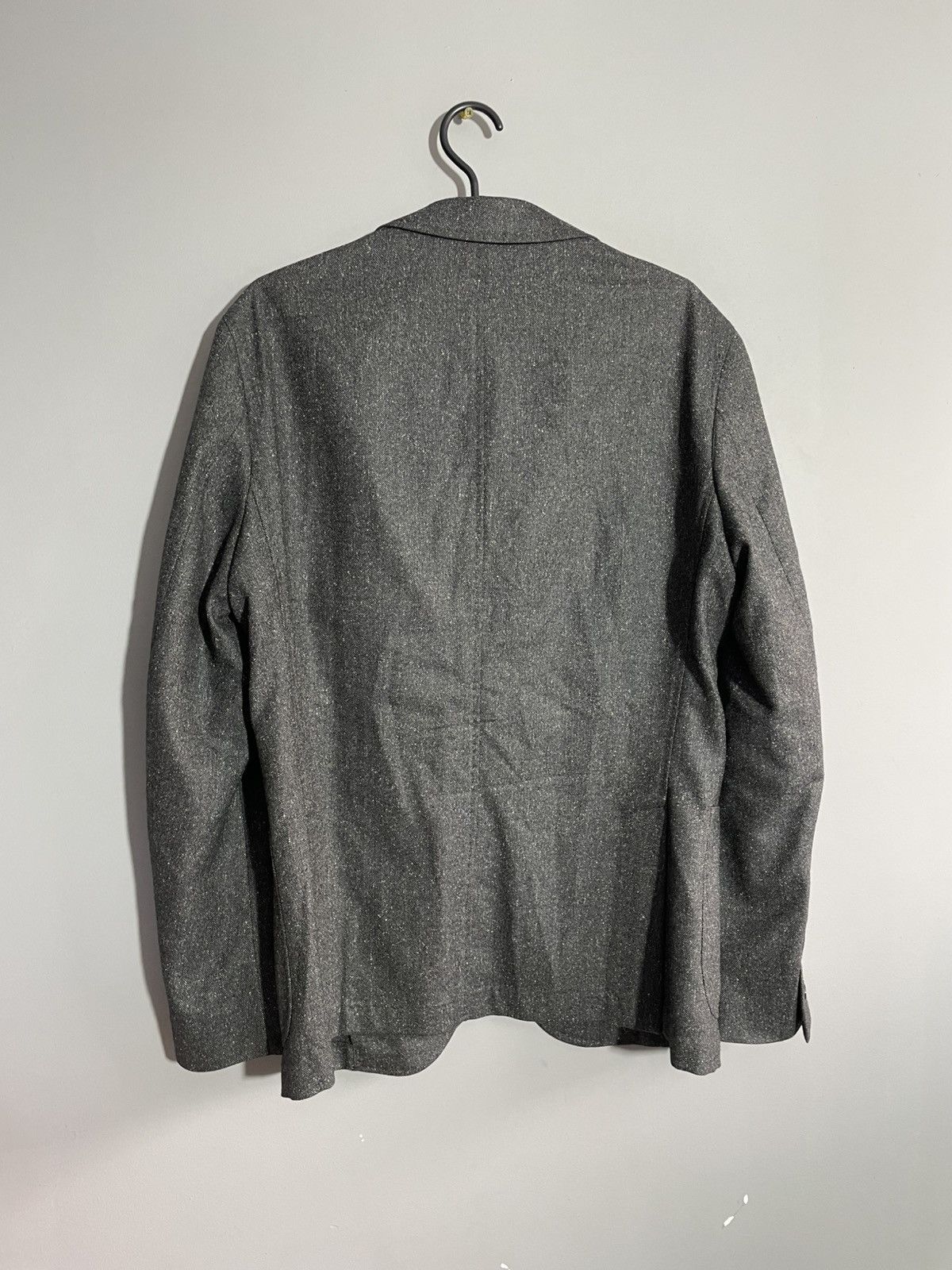 Paoloni Luxury Paoloni Brown wool&silk blazer size 50 Size 50R - 11 Thumbnail