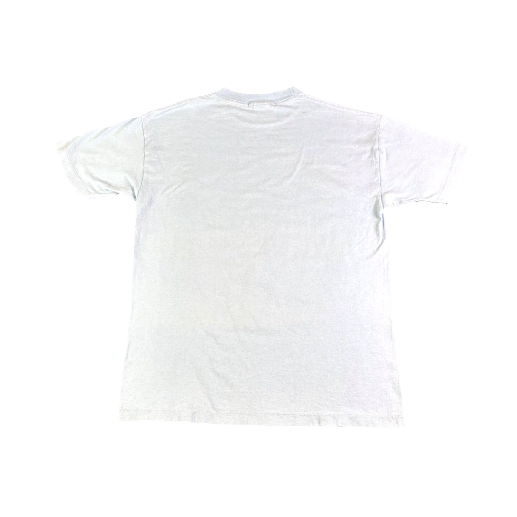 Vintage VINTAGE Signal Mega-Tee T-Shirt Mens M Blue Navy Military Graphic Tee Short Sleeve 1990s CV-64 Size US M / EU 48-50 / 2 - 2 Thumbnail
