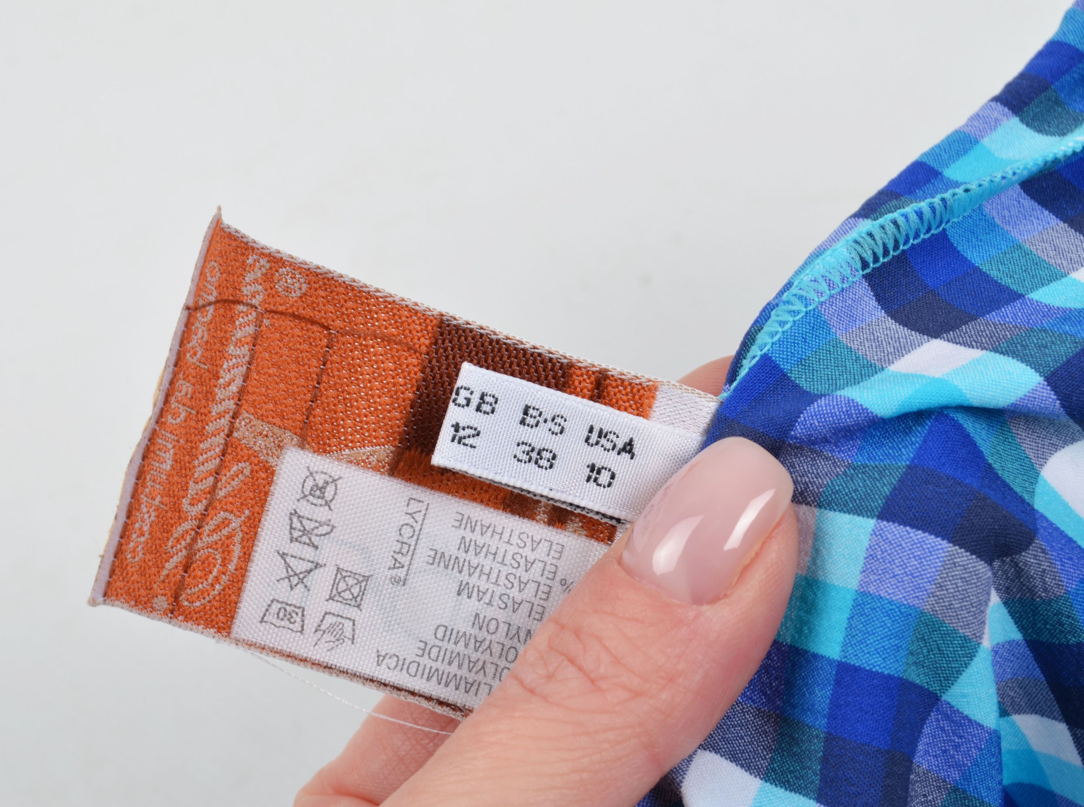 Blumarine × Vintage Vintage Blumarine Checkered Y2K Mini Skirt Size 28" / US 6 / IT 42 - 7 Thumbnail