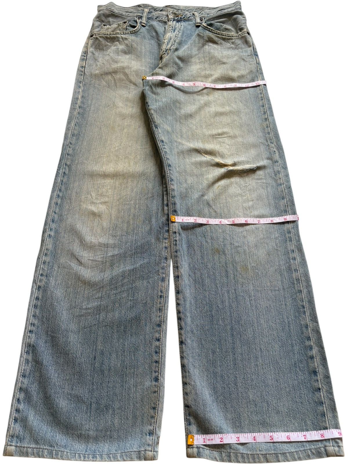 Edwin Vintage Edwin Mud Wash Distressed Baggy Jeans Size US 31 - 14 Thumbnail