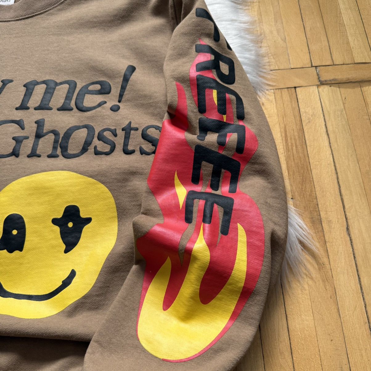 Band Tees 📌 Crazy Lucky Me I See Ghosts Y2K Rap Sweatshirt Size US XL / EU 56 / 4 - 12 Thumbnail