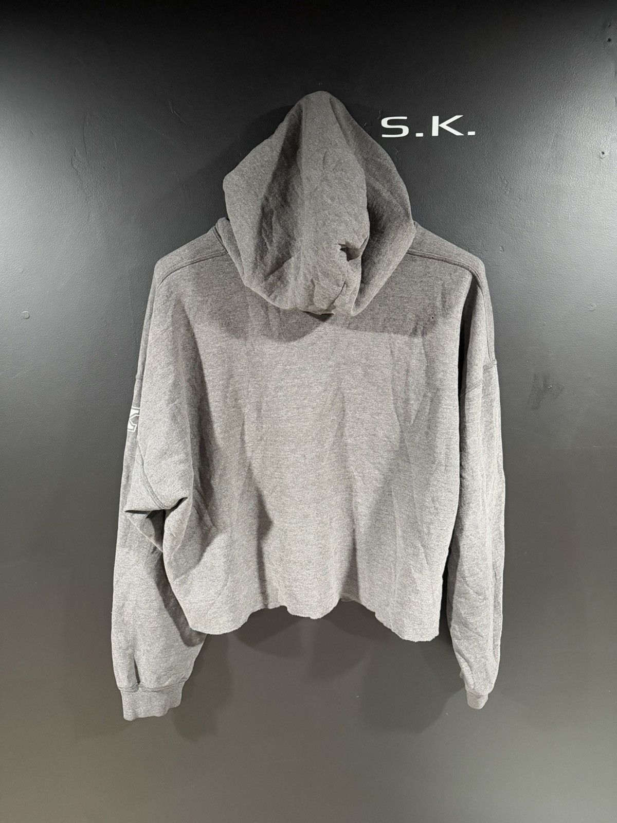 Fox Racing 2000s Y2K Vintage Fox Racing Cropped Faded Grunge Hoodie XL Size US XL / EU 56 / 4 - 5 Thumbnail