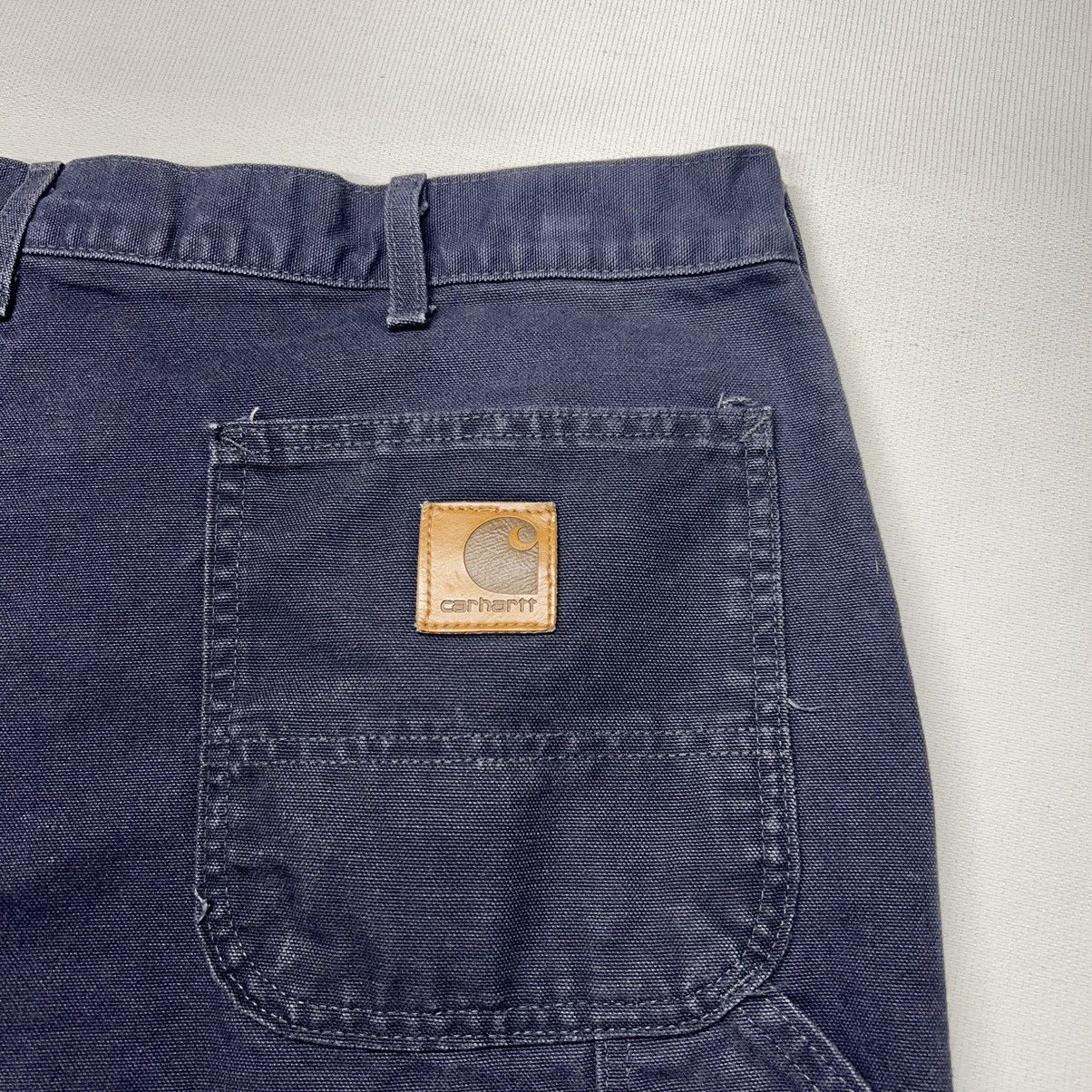 Carhartt × Vintage VTG Carhartt Pants Blue Flannel Lined Loose Fit Baggy Y2K Size US 38 / EU 54 - 12 Thumbnail