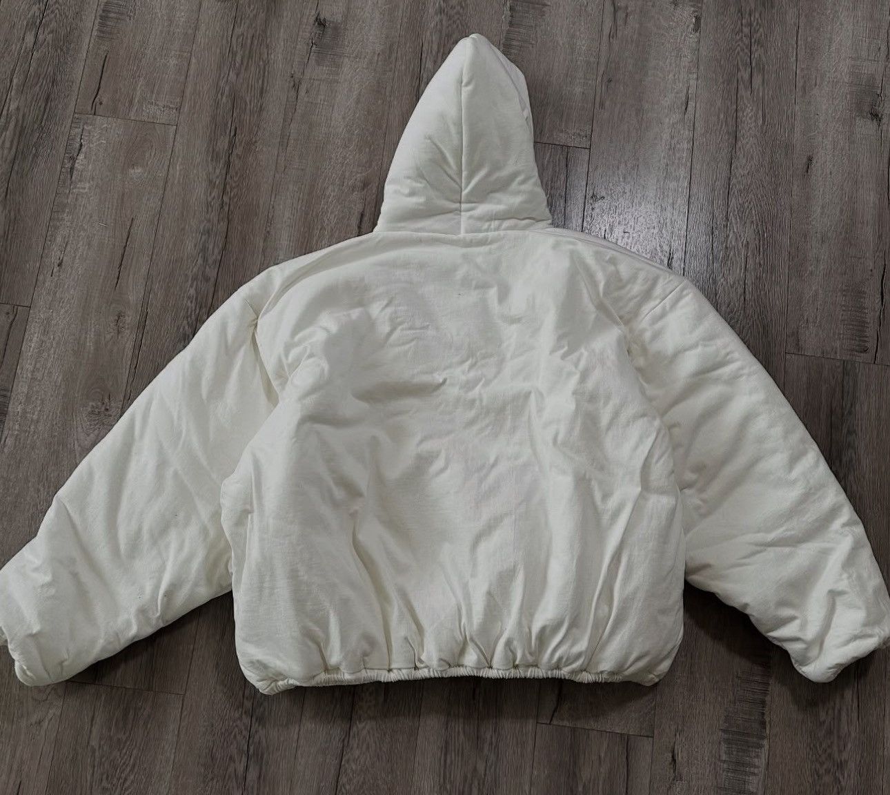 Yeezy YEEZY SEASON X V1 Padded White Jersey Anorak Size US XL / EU 56 / 4 - 13 Thumbnail
